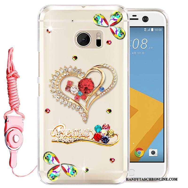 Hülle Htc 10 Strass Rosa Handyhüllen, Case Htc 10 Silikon