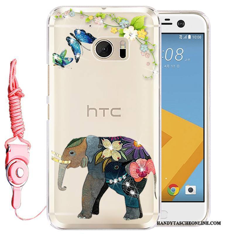 Hülle Htc 10 Strass Rosa Handyhüllen, Case Htc 10 Silikon