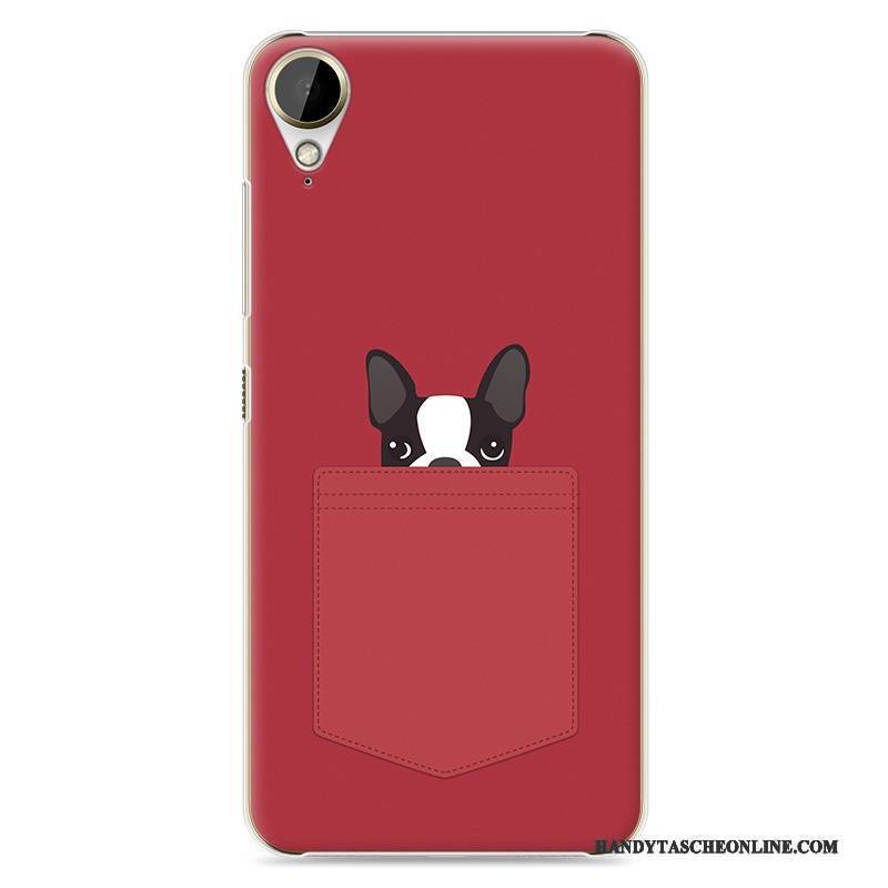 Hülle Htc Desire 10 Lifestyle Karikatur Anti-sturz Schwer, Case Htc Desire 10 Lifestyle Schutz Handyhüllen Rot