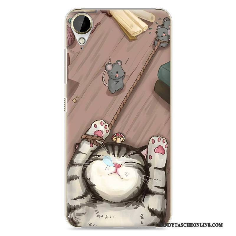 Hülle Htc Desire 10 Lifestyle Karikatur Anti-sturz Schwer, Case Htc Desire 10 Lifestyle Schutz Handyhüllen Rot