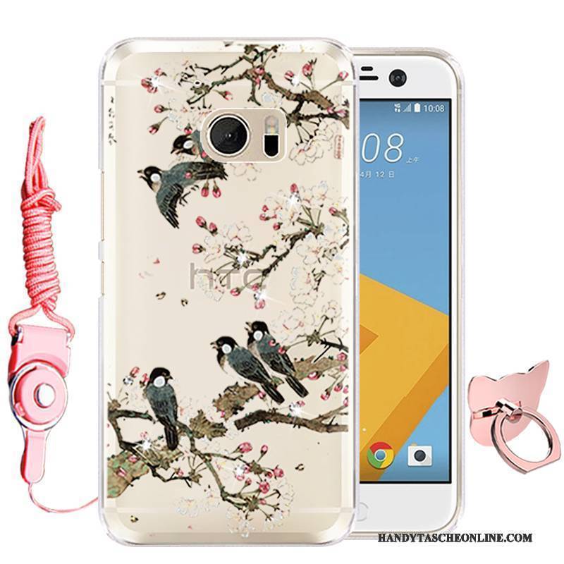 Hülle Htc Desire 10 Lifestyle Karikatur Rosa Handyhüllen, Case Htc Desire 10 Lifestyle Schutz