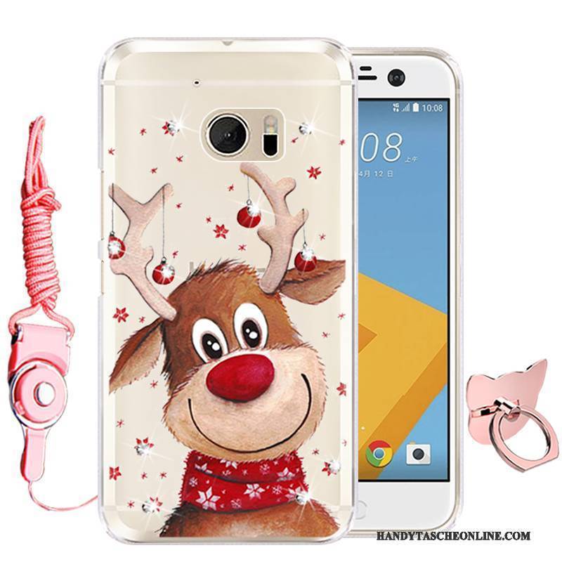 Hülle Htc Desire 10 Lifestyle Karikatur Rosa Handyhüllen, Case Htc Desire 10 Lifestyle Schutz