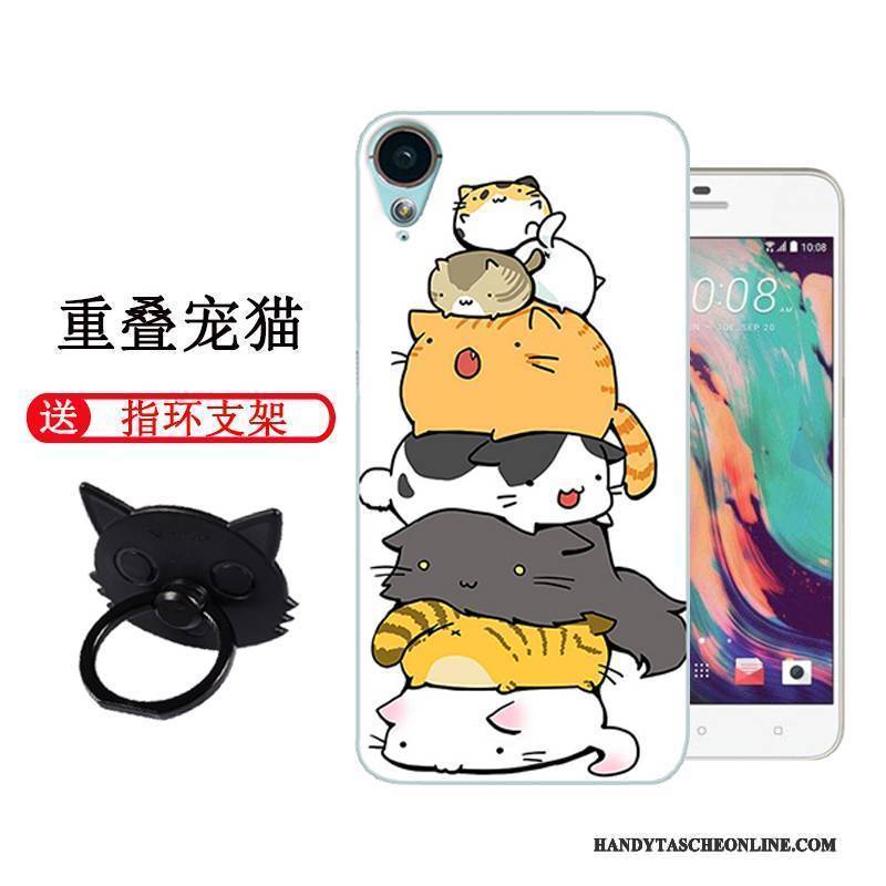 Hülle Htc Desire 10 Lifestyle Karikatur Schwarz Persönlichkeit, Case Htc Desire 10 Lifestyle Schutz Handyhüllen Blau