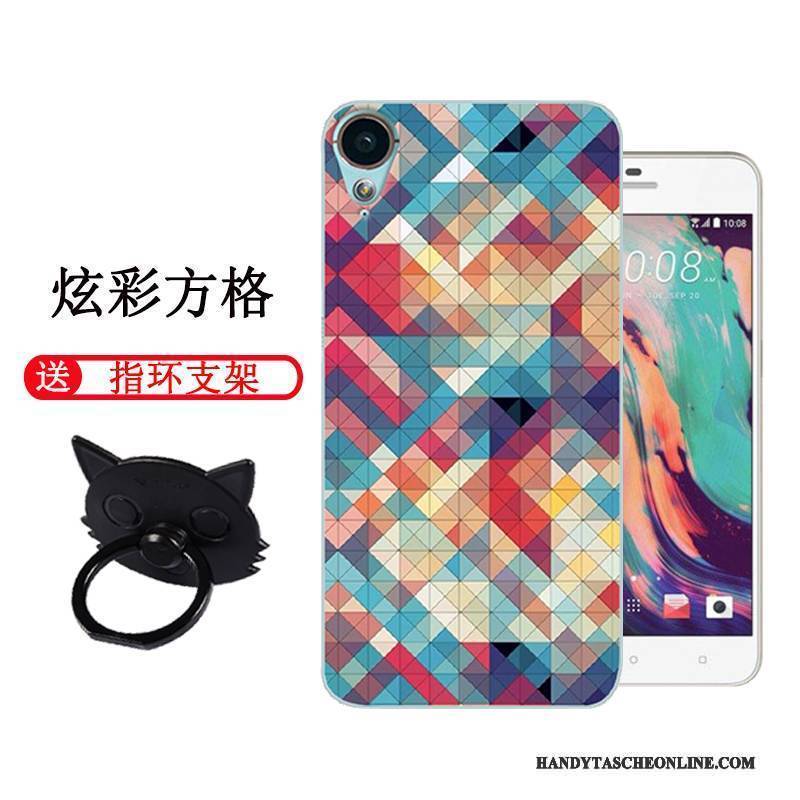 Hülle Htc Desire 10 Lifestyle Karikatur Schwarz Persönlichkeit, Case Htc Desire 10 Lifestyle Schutz Handyhüllen Blau