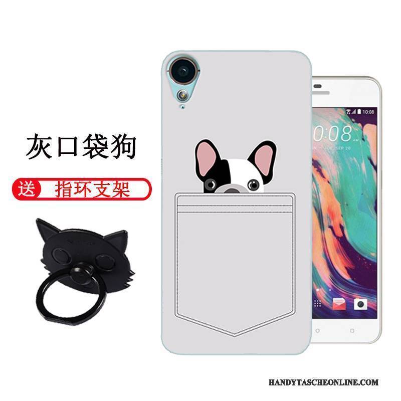 Hülle Htc Desire 10 Lifestyle Karikatur Schwarz Persönlichkeit, Case Htc Desire 10 Lifestyle Schutz Handyhüllen Blau