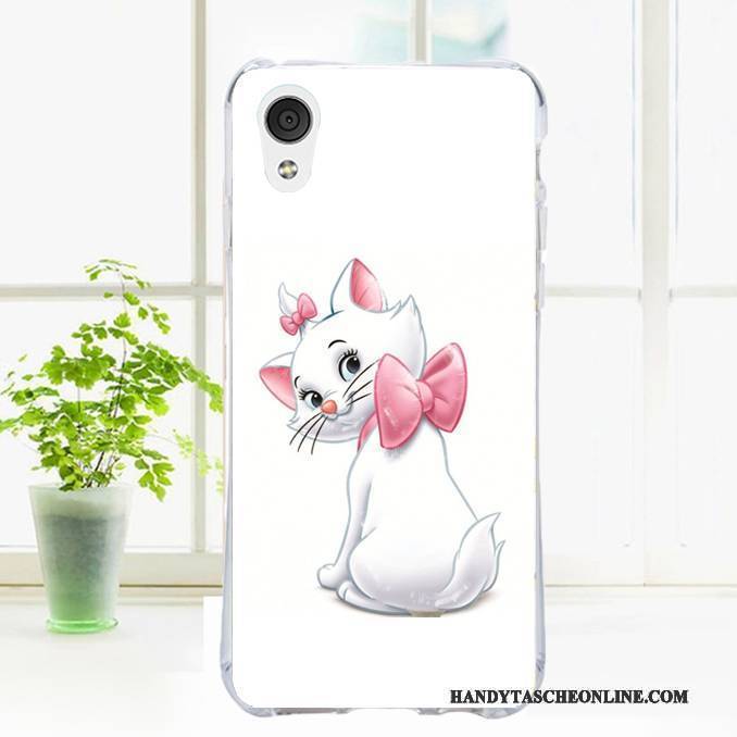 Hülle Htc Desire 530 Karikatur Lichtfarbe Anti-sturz, Case Htc Desire 530 Schutz Grün Transparent