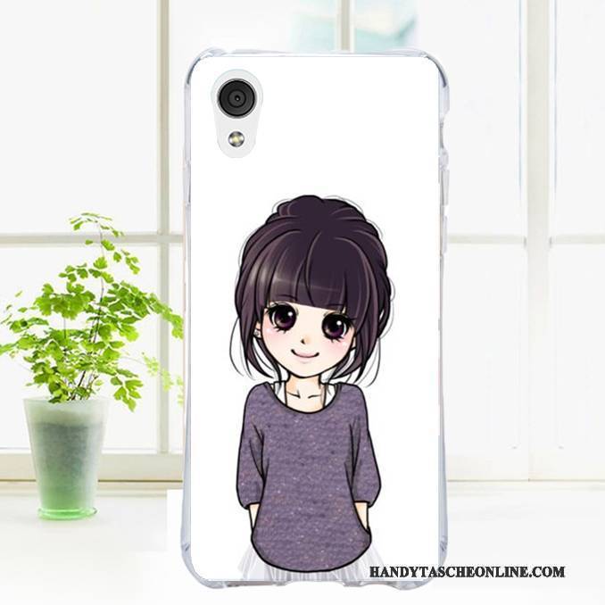 Hülle Htc Desire 530 Karikatur Lichtfarbe Anti-sturz, Case Htc Desire 530 Schutz Grün Transparent