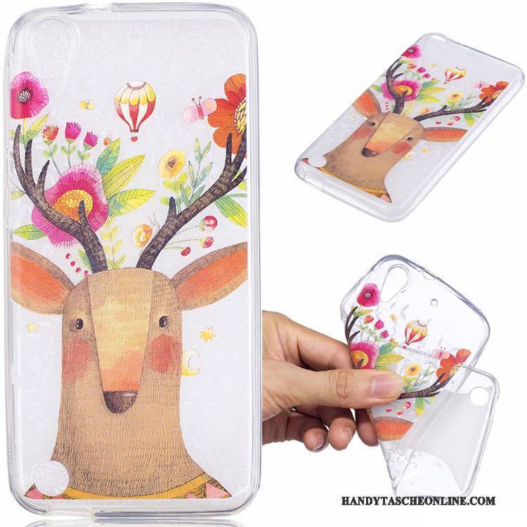 Hülle Htc Desire 530 Schutz Grün Handyhüllen, Case Htc Desire 530 Karikatur Hängende Verzierungen