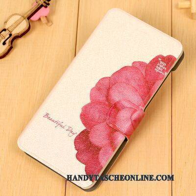 Hülle Htc Desire 728 Geldbörse Handyhüllen Rosa, Case Htc Desire 728 Schutz