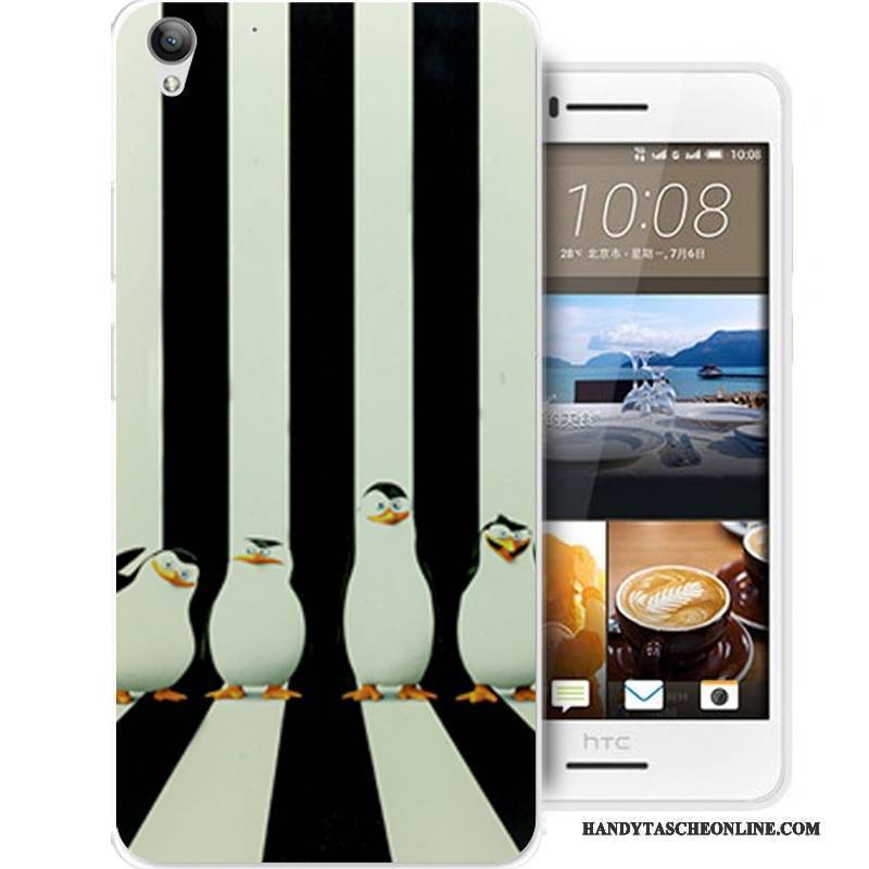 Hülle Htc Desire 728 Karikatur Anti-sturz Schwarz, Case Htc Desire 728 Schutz Handyhüllen