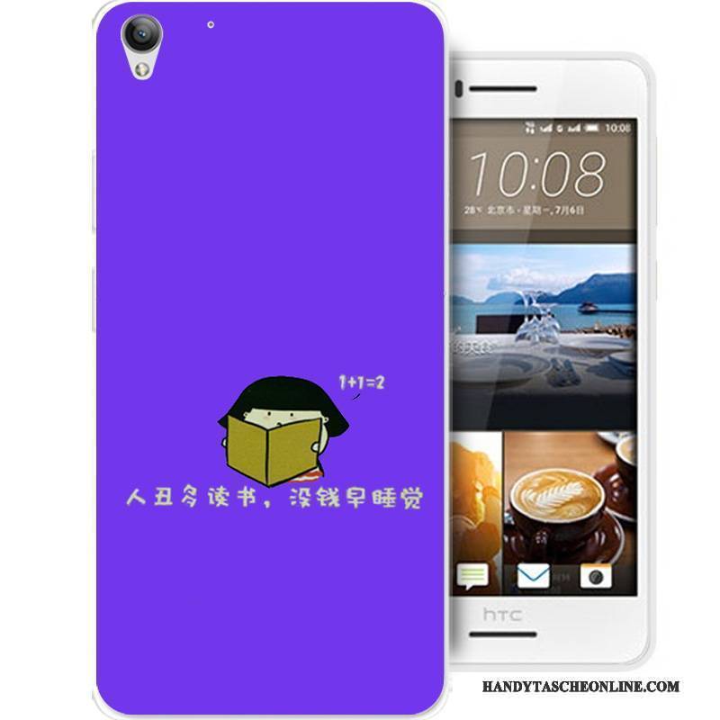 Hülle Htc Desire 728 Karikatur Anti-sturz Schwarz, Case Htc Desire 728 Schutz Handyhüllen