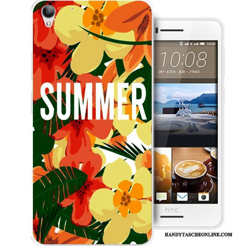 Hülle Htc Desire 728 Karikatur Anti-sturz Schwarz, Case Htc Desire 728 Schutz Handyhüllen