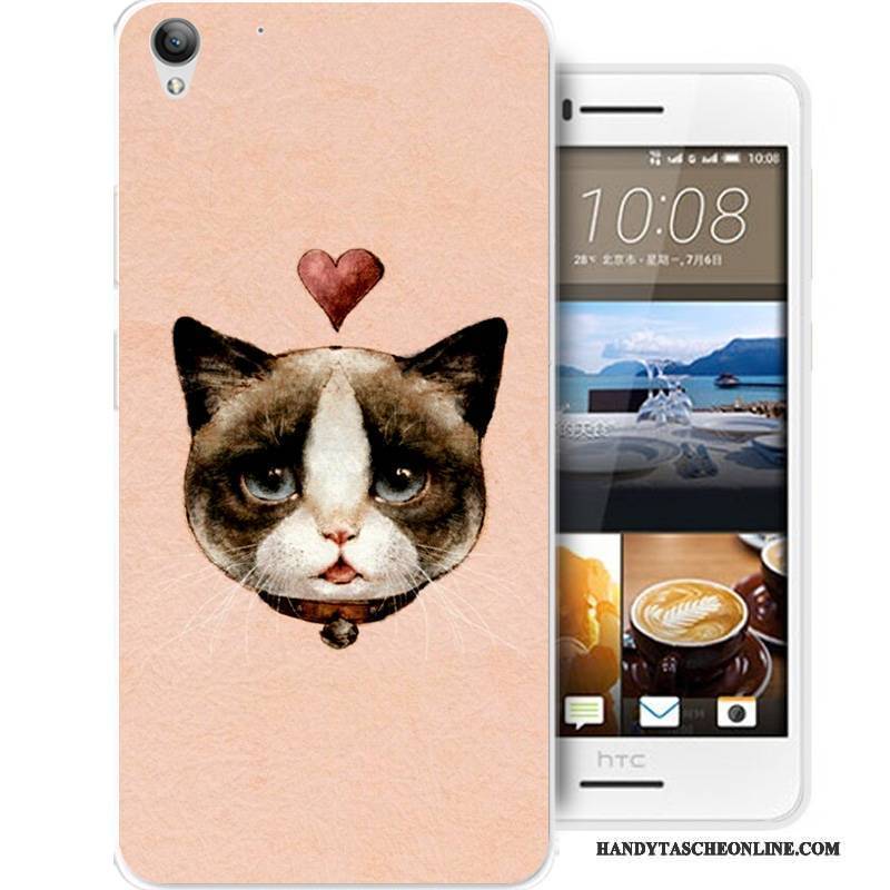 Hülle Htc Desire 728 Karikatur Anti-sturz Schwarz, Case Htc Desire 728 Schutz Handyhüllen