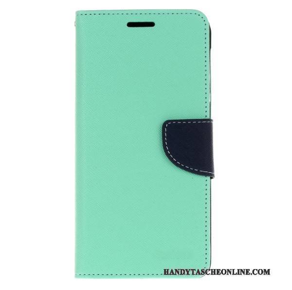 Hülle Htc Desire 728 Lederhülle Handyhüllen Blau, Case Htc Desire 728 Geldbörse