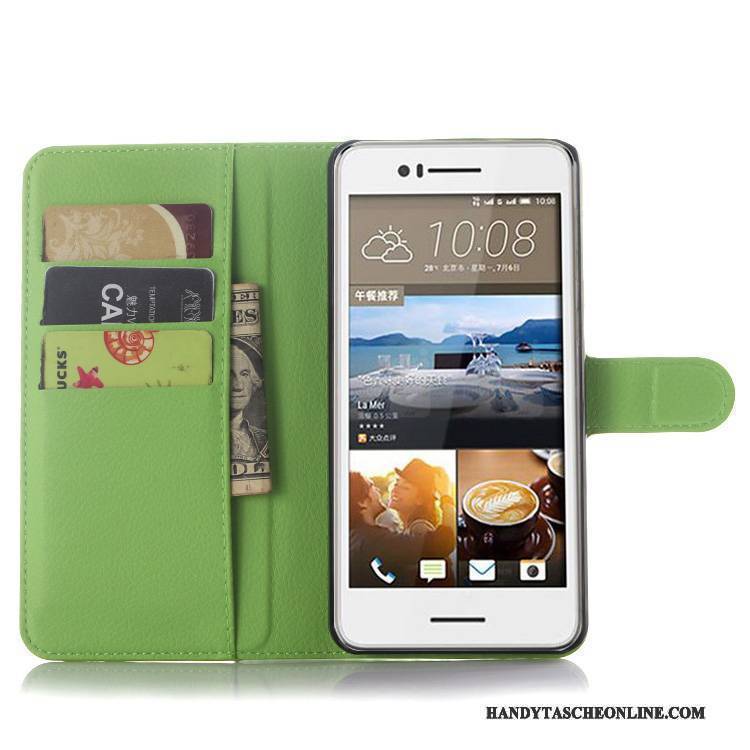 Hülle Htc Desire 728 Lederhülle Schwarz Anti-sturz, Case Htc Desire 728 Schutz Handyhüllen