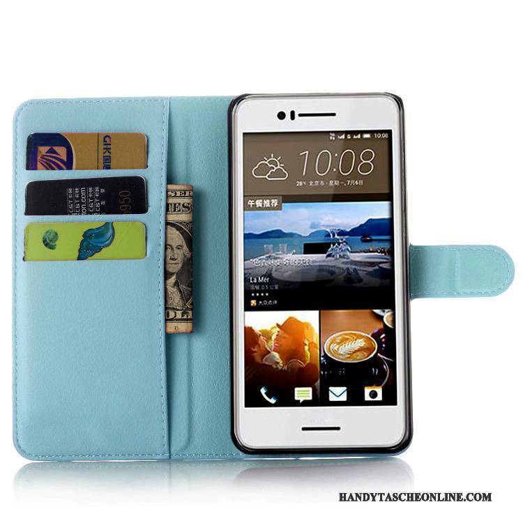 Hülle Htc Desire 728 Lederhülle Schwarz Anti-sturz, Case Htc Desire 728 Schutz Handyhüllen