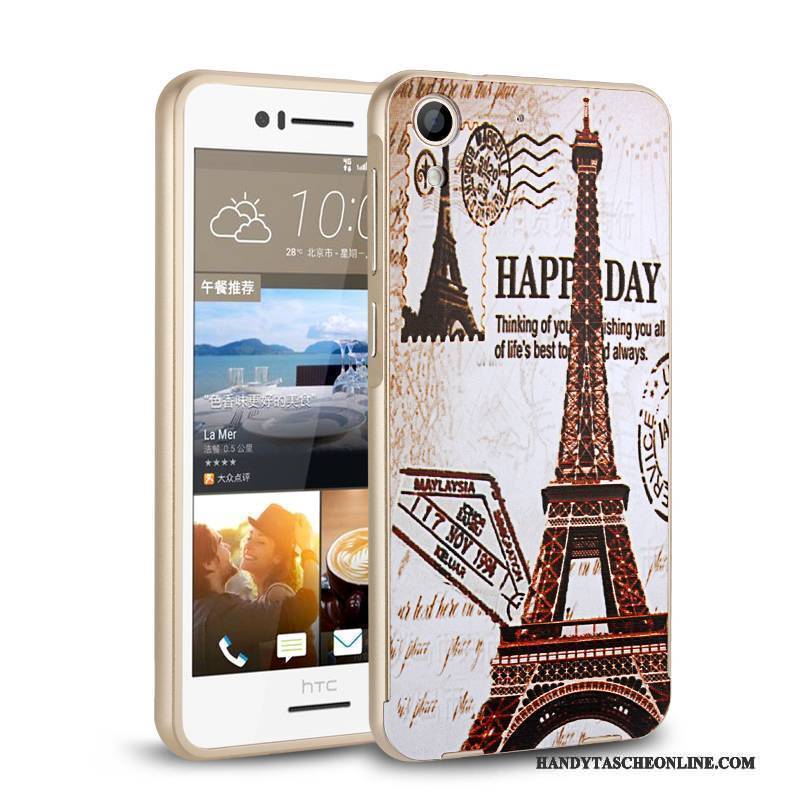 Hülle Htc Desire 728 Metall Handyhüllen Neu, Case Htc Desire 728 Karikatur Grenze Schwer