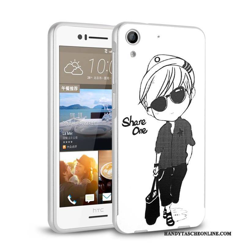 Hülle Htc Desire 728 Metall Handyhüllen Neu, Case Htc Desire 728 Karikatur Grenze Schwer