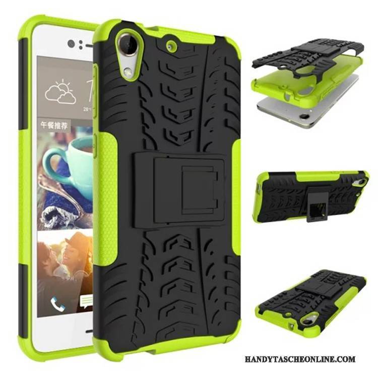 Hülle Htc Desire 728 Schutz Handyhüllen Anti-sturz, Case Htc Desire 728 Rot Bunt