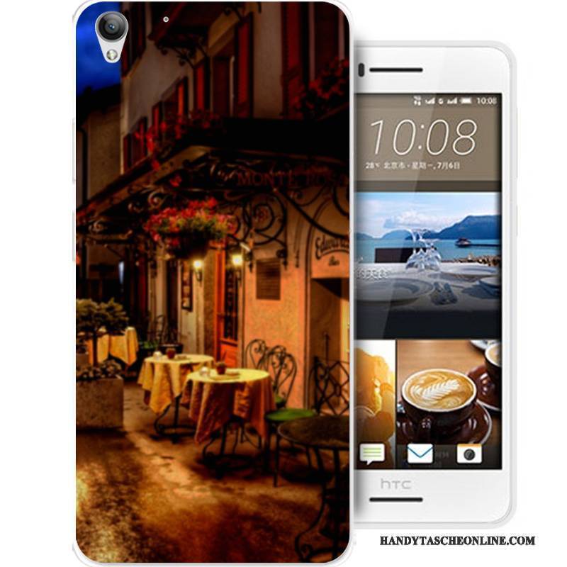 Hülle Htc Desire 728 Schutz Schwarz Handyhüllen, Case Htc Desire 728 Taschen Anti-sturz