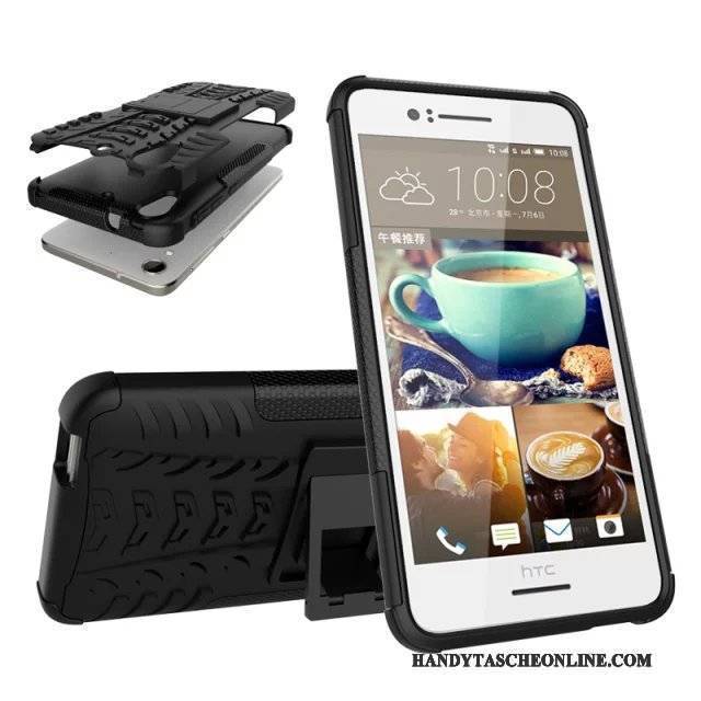 Hülle Htc Desire 728 Silikon Anti-sturz Schwarz, Case Htc Desire 728 Halterung Handyhüllen