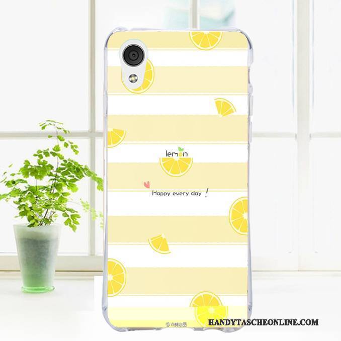 Hülle Htc Desire 728 Taschen Frucht Weiß, Case Htc Desire 728 Blumen Handyhüllen Wind