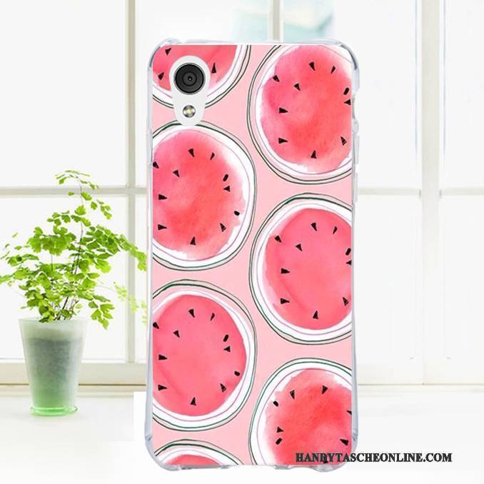 Hülle Htc Desire 728 Taschen Frucht Weiß, Case Htc Desire 728 Blumen Handyhüllen Wind