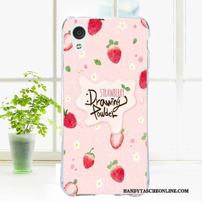 Hülle Htc Desire 728 Taschen Frucht Weiß, Case Htc Desire 728 Blumen Handyhüllen Wind