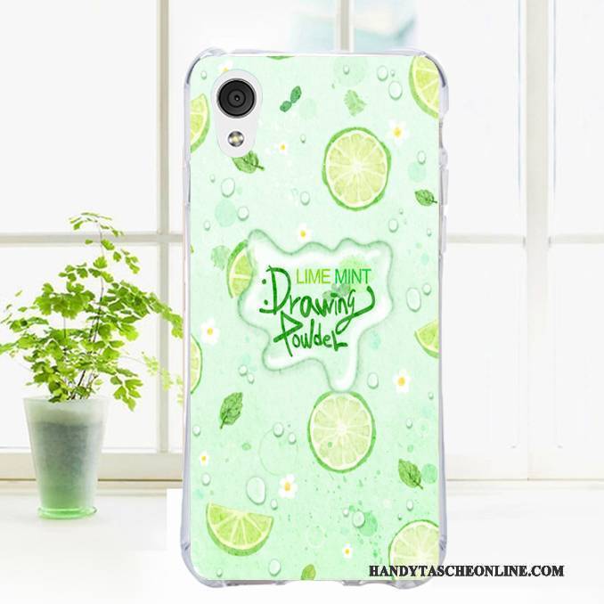 Hülle Htc Desire 728 Taschen Frucht Weiß, Case Htc Desire 728 Blumen Handyhüllen Wind