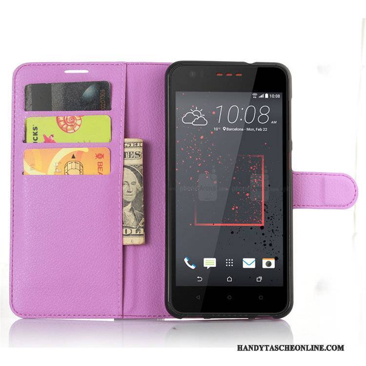 Hülle Htc Desire 825 Geldbörse Rot Handyhüllen, Case Htc Desire 825 Schutz Karte