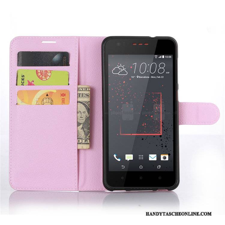 Hülle Htc Desire 825 Geldbörse Rot Handyhüllen, Case Htc Desire 825 Schutz Karte