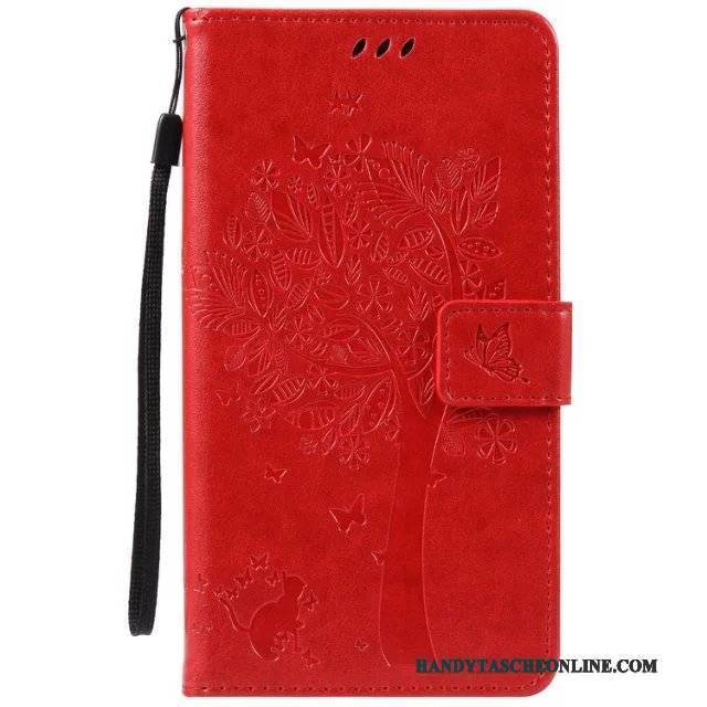 Hülle Htc Desire 825 Schutz Handyhüllen Rot, Case Htc Desire 825 Karikatur Anti-sturz Pulver