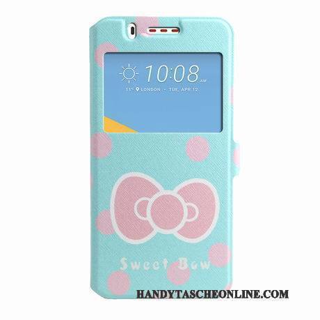 Hülle Htc Desire 825 Schutz Windows Trend, Case Htc Desire 825 Lederhülle Handyhüllen Schwarz