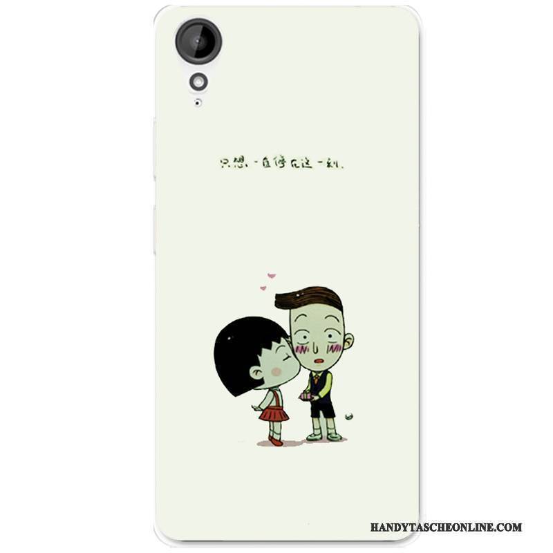 Hülle Htc Desire 825 Taschen Handyhüllen Pulver, Case Htc Desire 825 Karikatur Kunst Anti-sturz