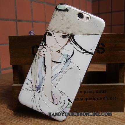 Hülle Htc One A9 Gemalt Weiß Trend, Case Htc One A9 Schutz Handyhüllen