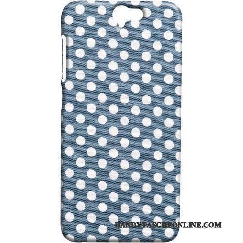 Hülle Htc One A9 Handyhüllen Nette, Case Htc One A9 Nubuck Blau