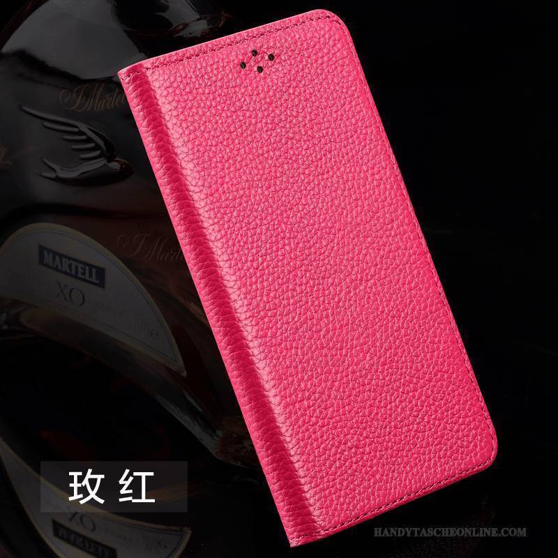 Hülle Htc One A9 Lederhülle Handyhüllen Anti-sturz, Case Htc One A9 Leder Rosa