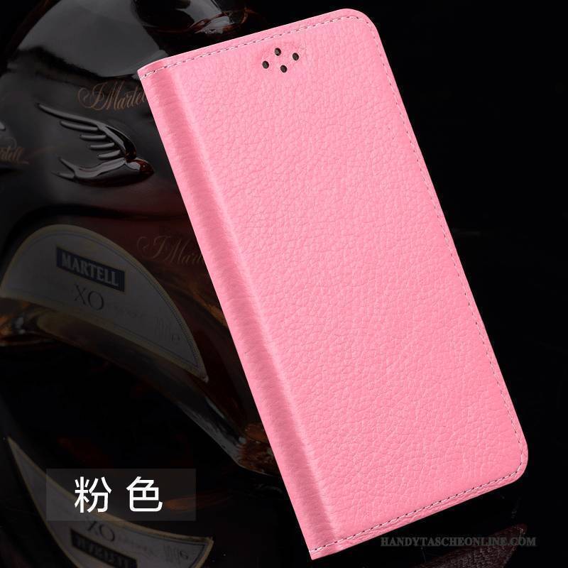 Hülle Htc One A9 Lederhülle Handyhüllen Anti-sturz, Case Htc One A9 Leder Rosa