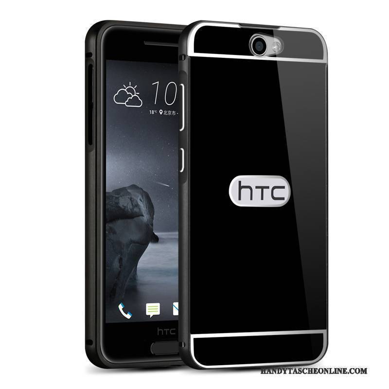 Hülle Htc One A9 Metall Handyhüllen Hintere Abdeckung, Case Htc One A9 Schutz Grenze Rosa