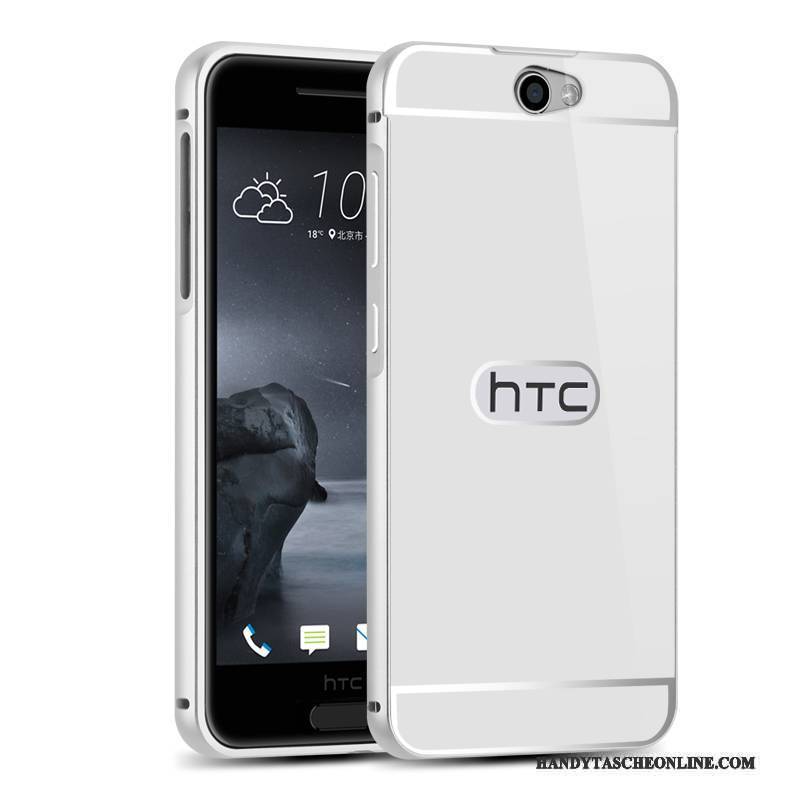 Hülle Htc One A9 Metall Handyhüllen Hintere Abdeckung, Case Htc One A9 Schutz Grenze Rosa