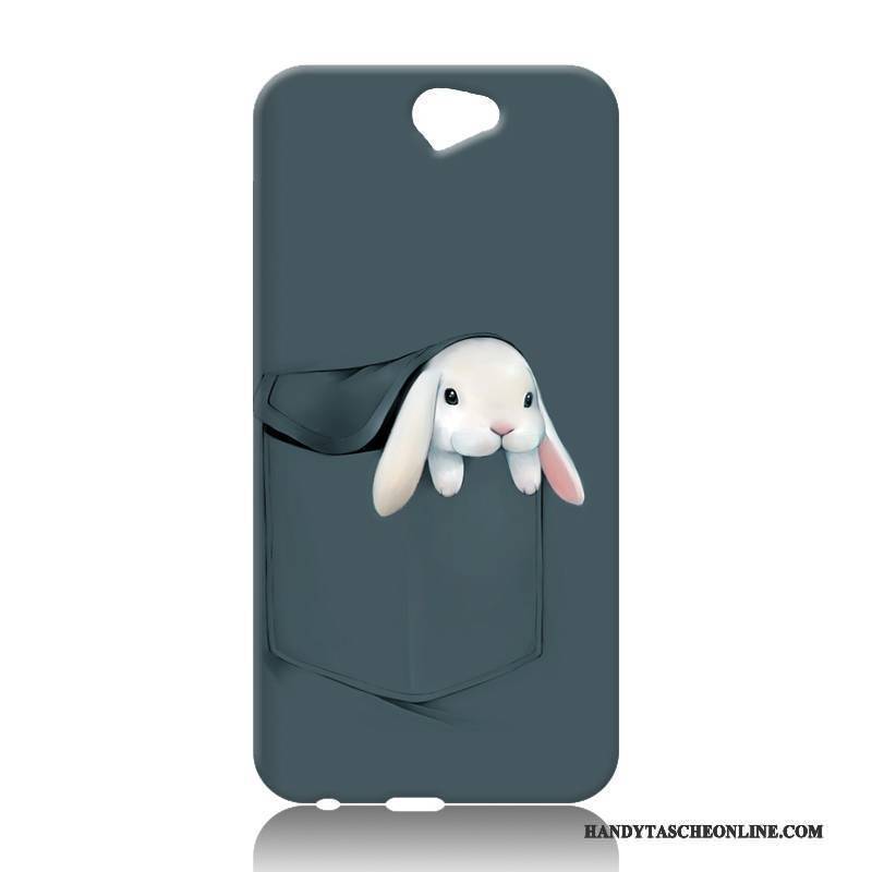 Hülle Htc One A9 Weiche Dunkelblau Schwer, Case Htc One A9 Karikatur Dünne Handyhüllen