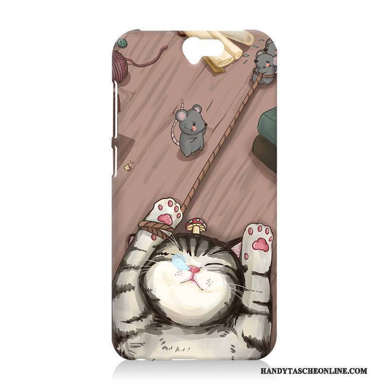 Hülle Htc One A9 Weiche Dunkelblau Schwer, Case Htc One A9 Karikatur Dünne Handyhüllen