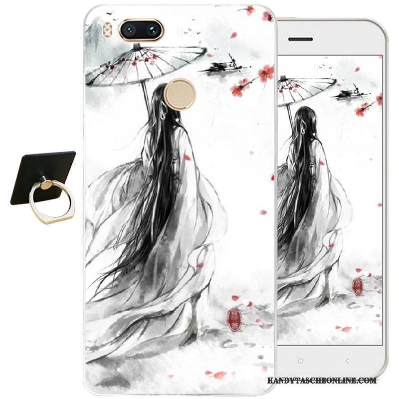 Hülle Htc One A9s Weiche Weiß Chinesische Art, Case Htc One A9s Taschen Handyhüllen Transparent