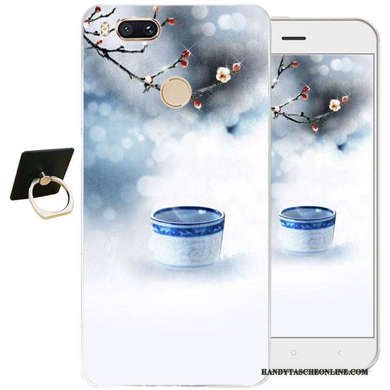 Hülle Htc One A9s Weiche Weiß Chinesische Art, Case Htc One A9s Taschen Handyhüllen Transparent