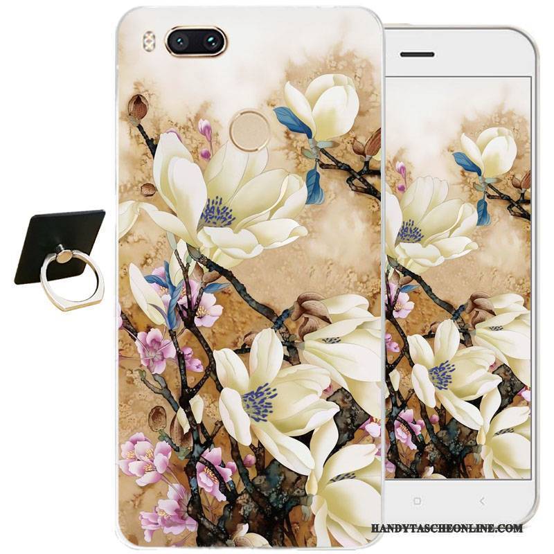 Hülle Htc One A9s Weiche Weiß Chinesische Art, Case Htc One A9s Taschen Handyhüllen Transparent