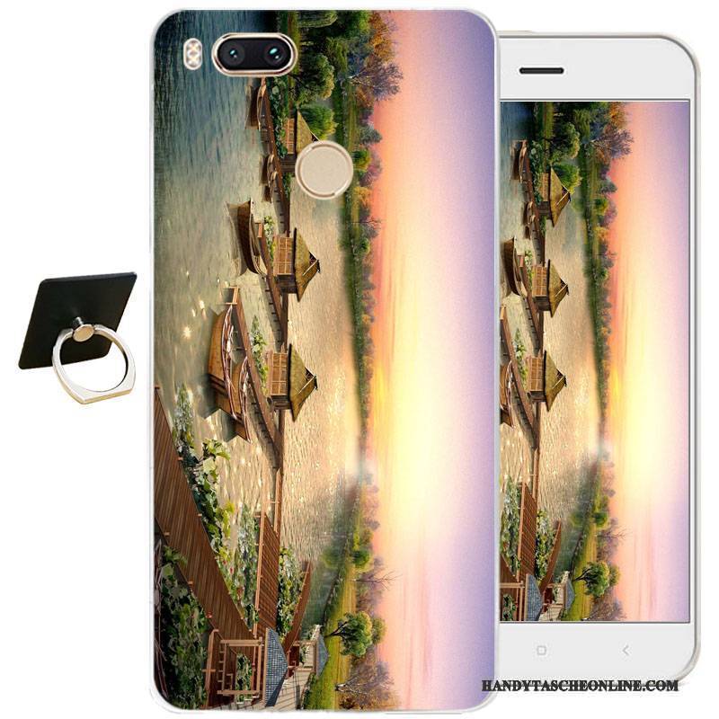 Hülle Htc One A9s Weiche Weiß Chinesische Art, Case Htc One A9s Taschen Handyhüllen Transparent