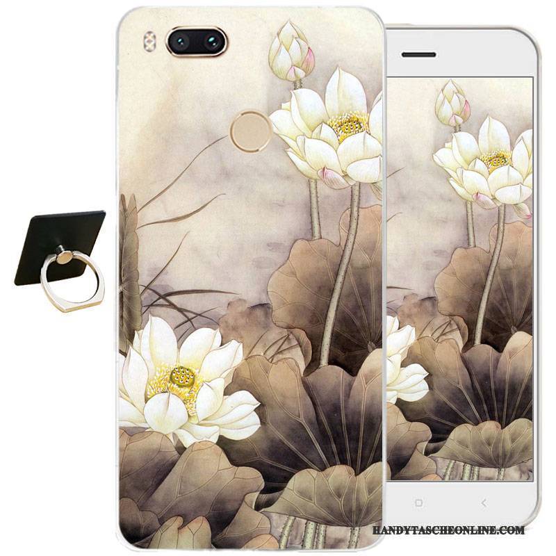 Hülle Htc One A9s Weiche Weiß Chinesische Art, Case Htc One A9s Taschen Handyhüllen Transparent