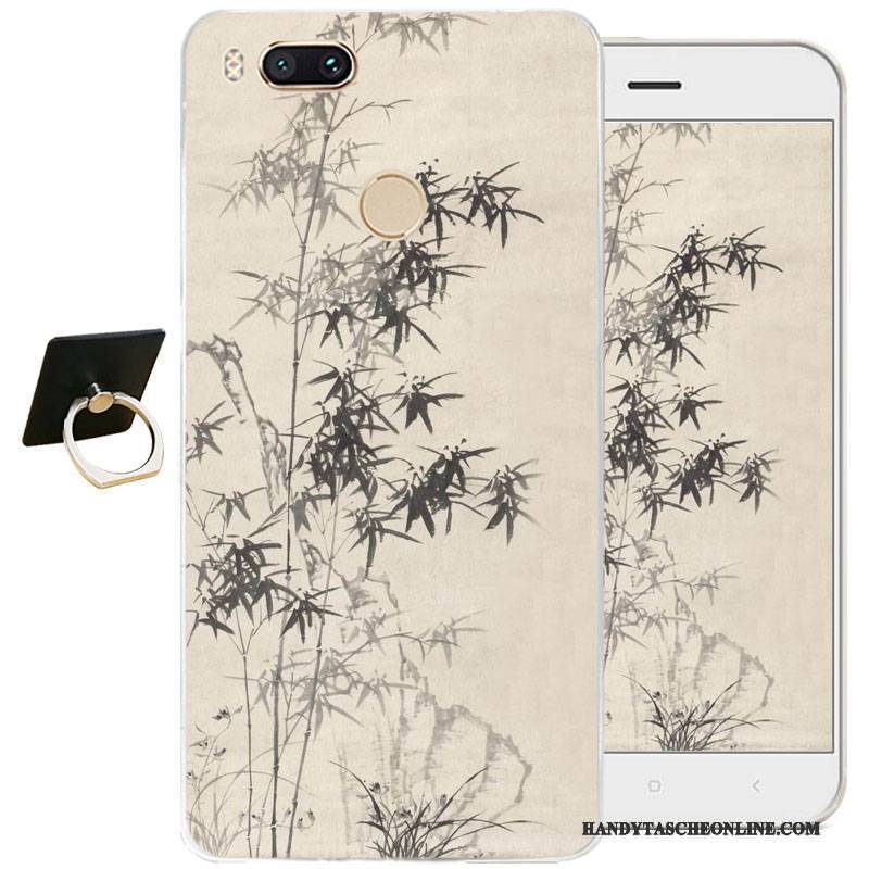 Hülle Htc One A9s Weiche Weiß Chinesische Art, Case Htc One A9s Taschen Handyhüllen Transparent