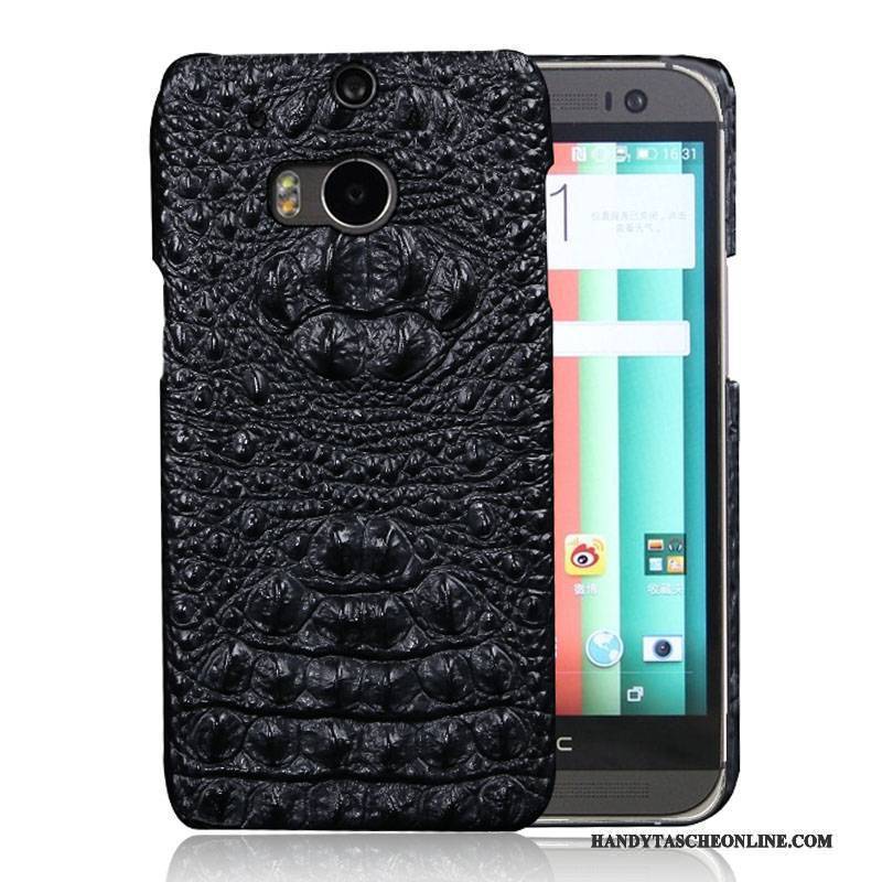 Hülle Htc One M8 Lederhülle Handyhüllen Anti-sturz, Case Htc One M8 Schutz Rot Lila