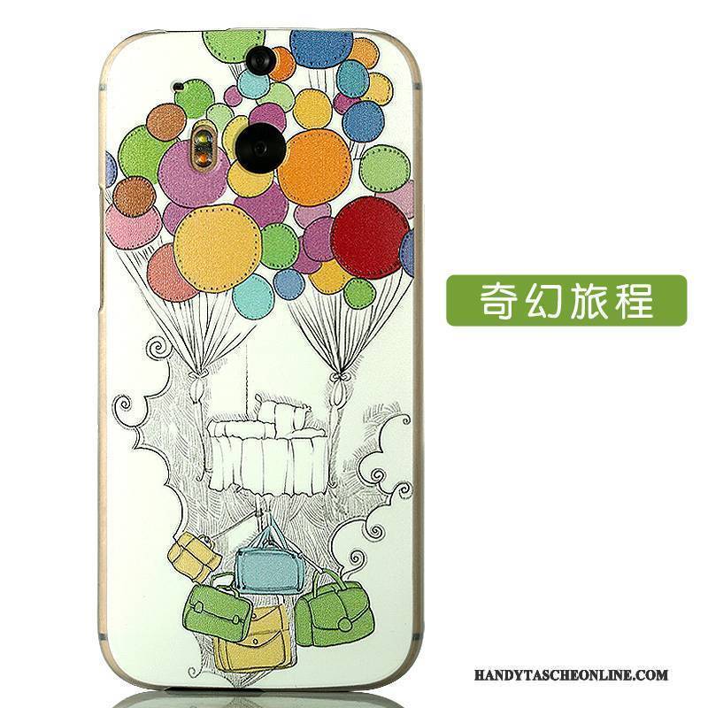 Hülle Htc One M8 Schutz Anti-sturz Nubuck, Case Htc One M8 Karikatur Schwer Schlank